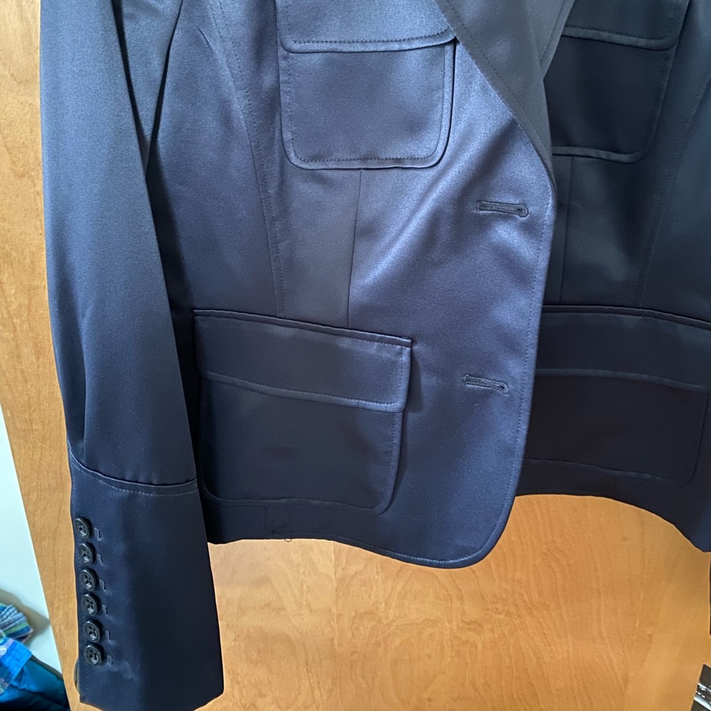 NWT “Into the Blue” Axcess by Liz Claiborne Satin Blazer - Picture 3 of 6